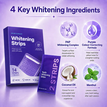 Purple Teeth Whitening Strips
