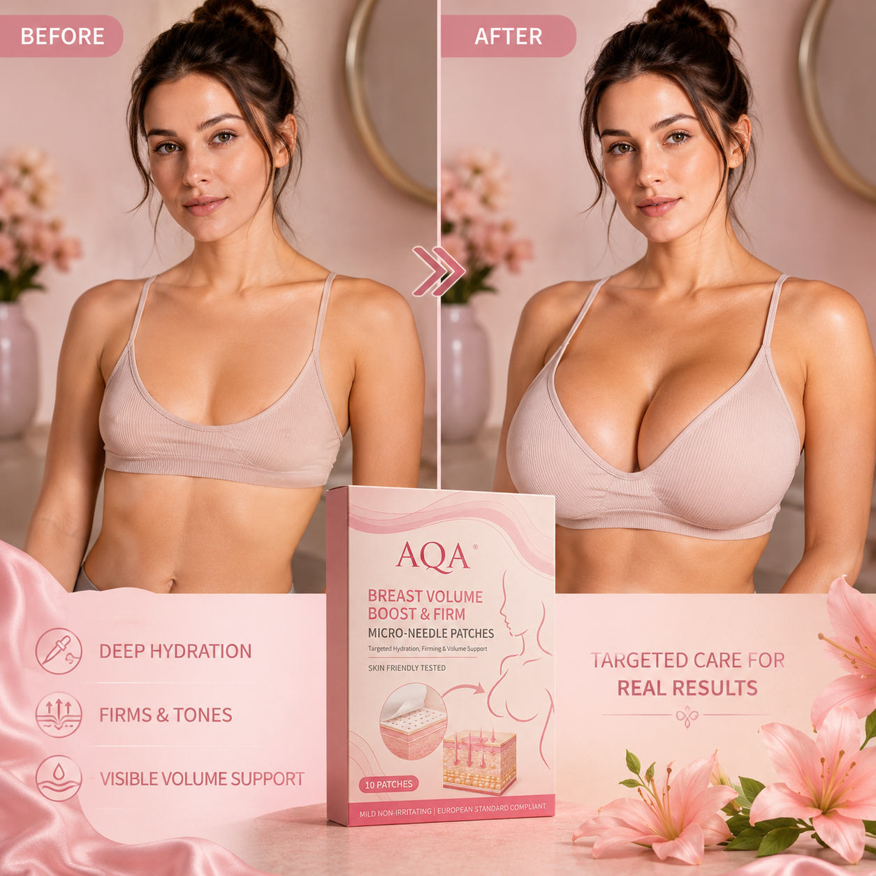 Breast Enhance Mentmicroneedle Patch