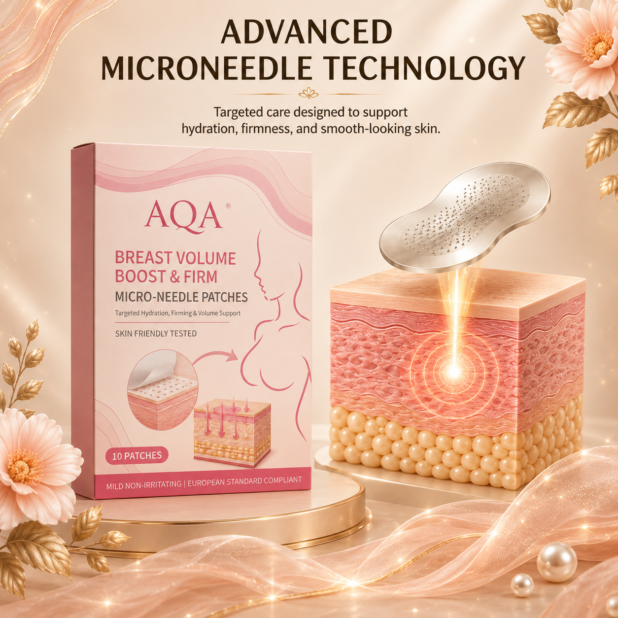 Breast Enhance Mentmicroneedle Patch