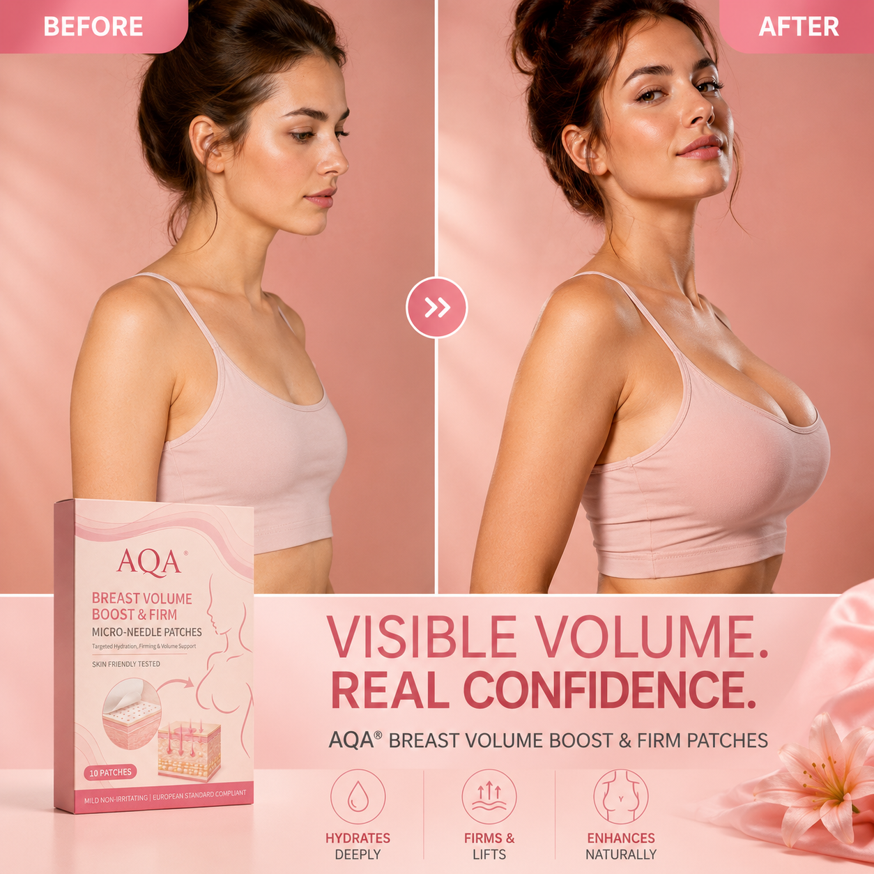 Breast Enhance Mentmicroneedle Patch