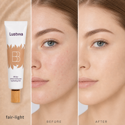 Lustvva™ BB Blur Tinted Moisturizer SPF 30 — Free Round Blending Brush Included